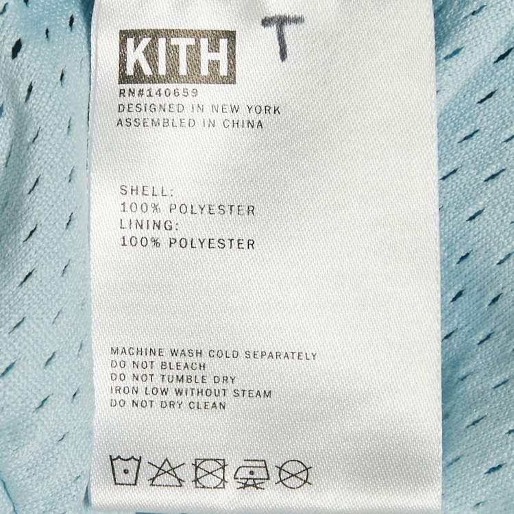 Pre Owned Kith Jordan Blue Double Mesh Shorts M