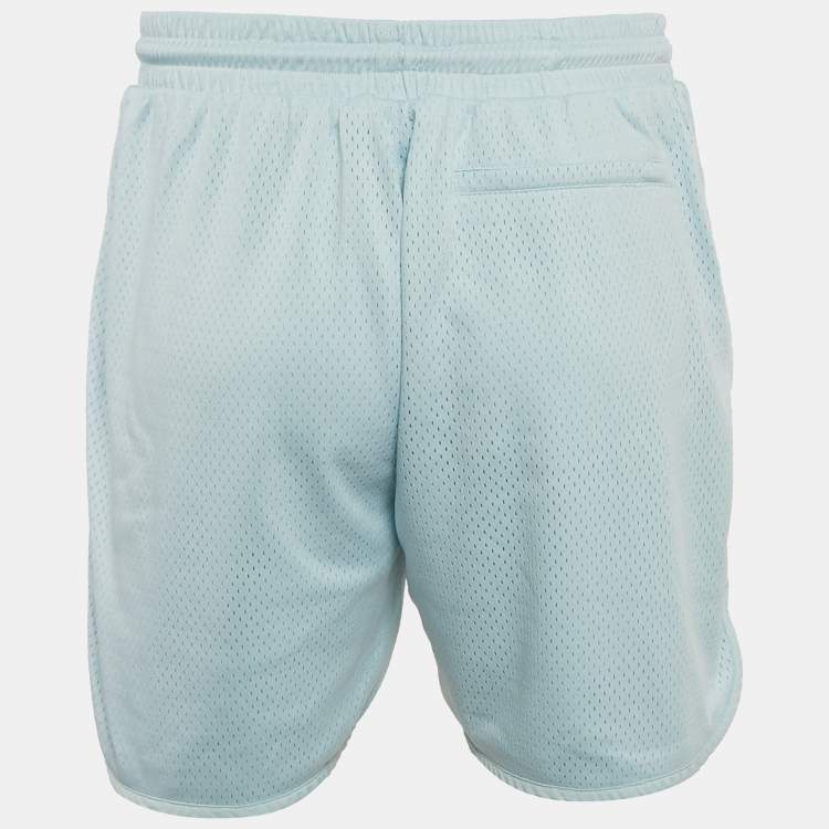 Pre Owned Kith Jordan Blue Double Mesh Shorts M