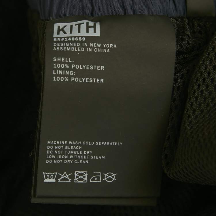 Pre Owned Kith Navy Blue Synthetic Shorts L