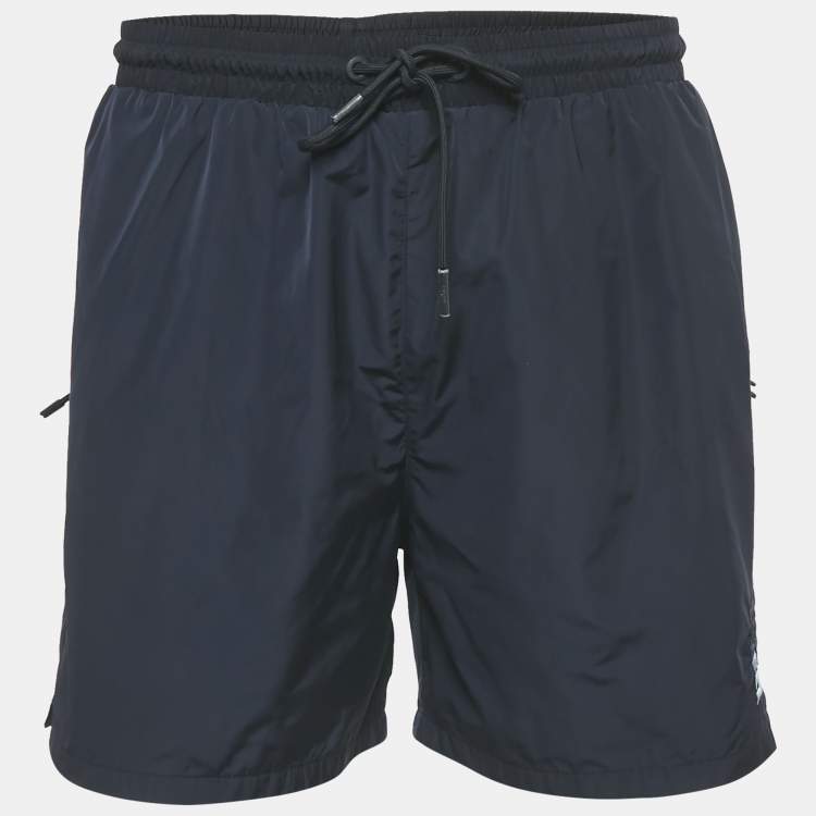 Pre Owned Kith Navy Blue Synthetic Shorts L