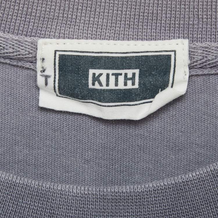 Pre Owned Kith Grey Jersey Lax T-Shirt L  