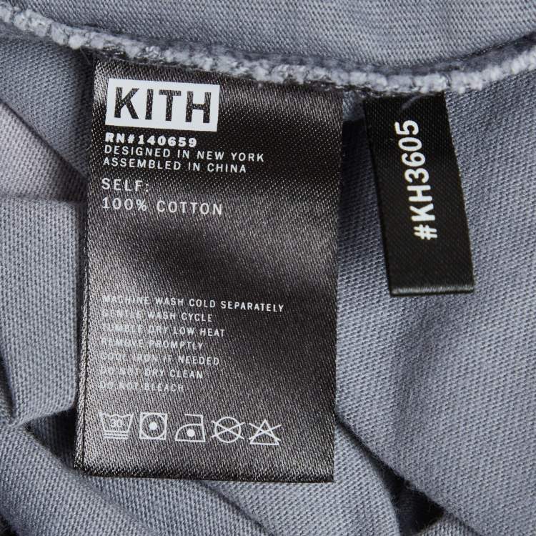 Pre Owned Kith Grey Jersey Lax T-Shirt L  