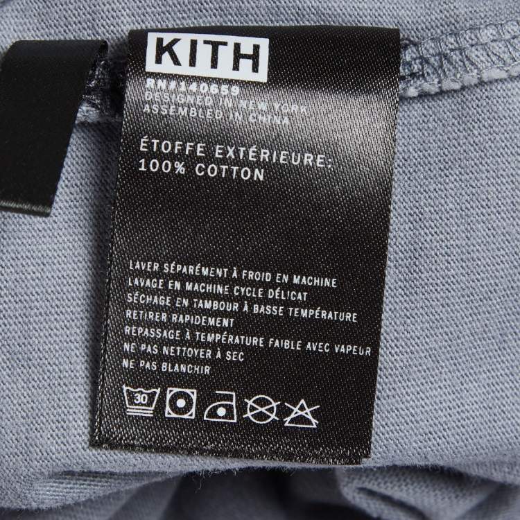 Pre Owned Kith Grey Jersey Lax T-Shirt L  