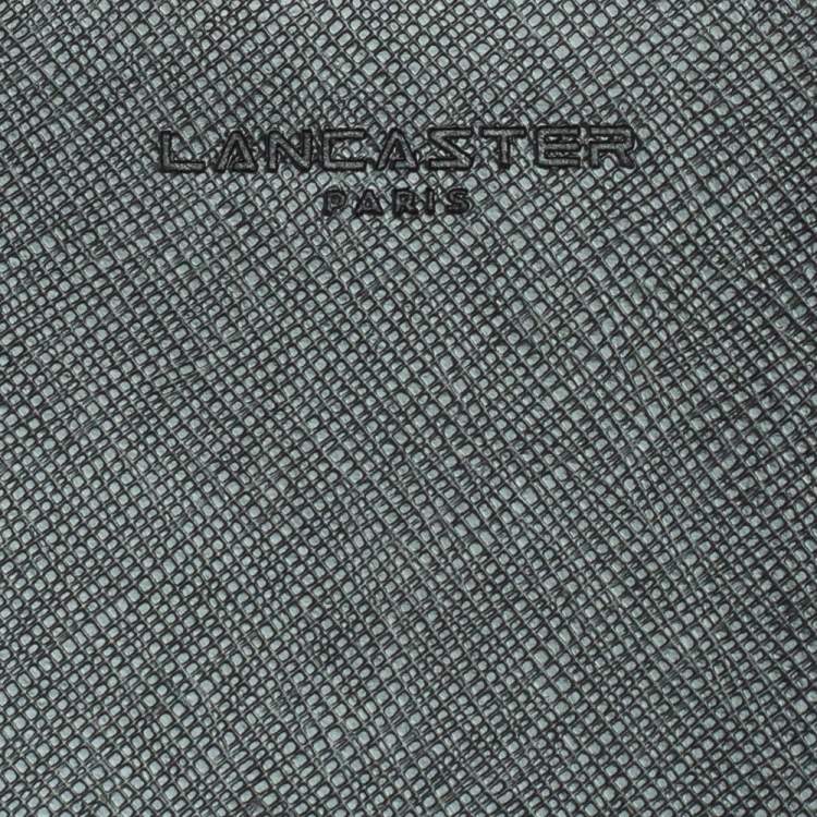 Pre Owned Lancaster Black Leather Mathias Double Zip Travel Organizer Wallet
