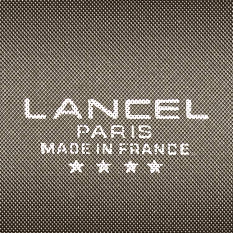 Pre Owned Lancel Red Canvas Weekender Travel Bag