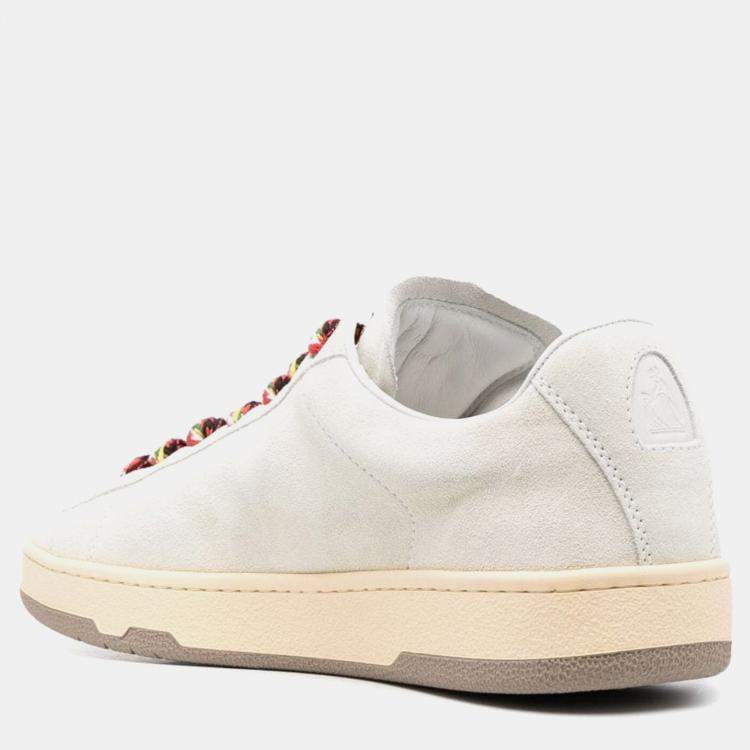 Pre Owned Lite Curb Low Top Sneakers in White Size 40