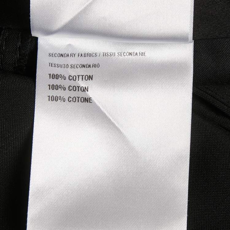 Pre Owned Lanvin Black/Blue Wool Trousers L