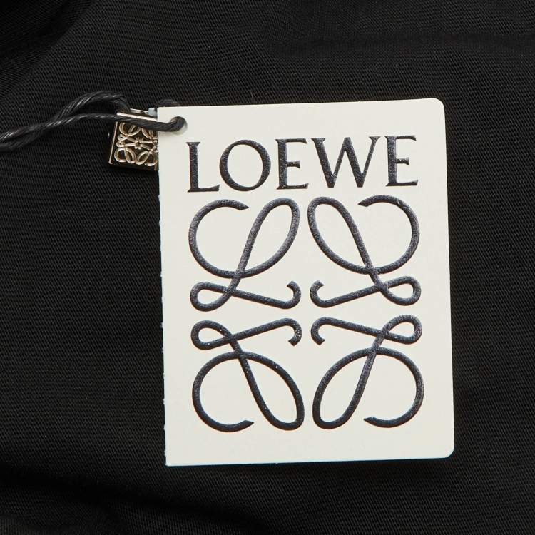 Pre Owned Loewe Black Neon Anagram Cotton Crew Neck T-Shirt M
