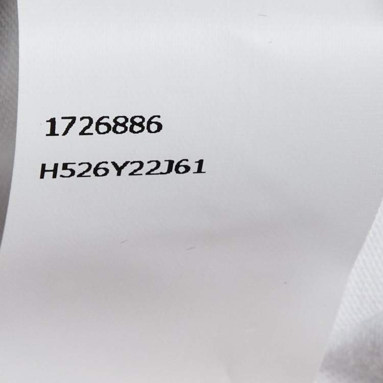 Pre Owned Loewe White Glitch Anagram Cotton Crew Neck T-Shirt M