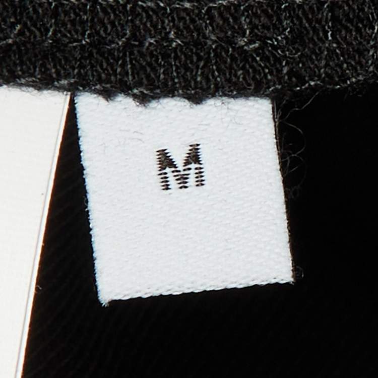 Pre Owned Loewe Black Cotton Anagram Embroidered Relaxed Fit T-Shirt M