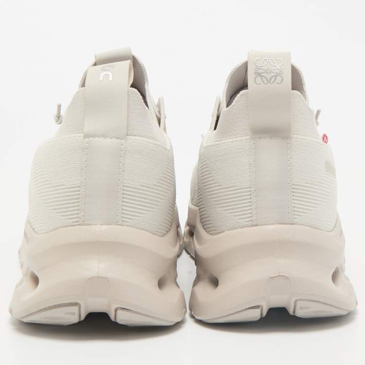 Pre Owned Loewe x On Cloudtilt Light Grey Fabric Running Sneakers Size 46