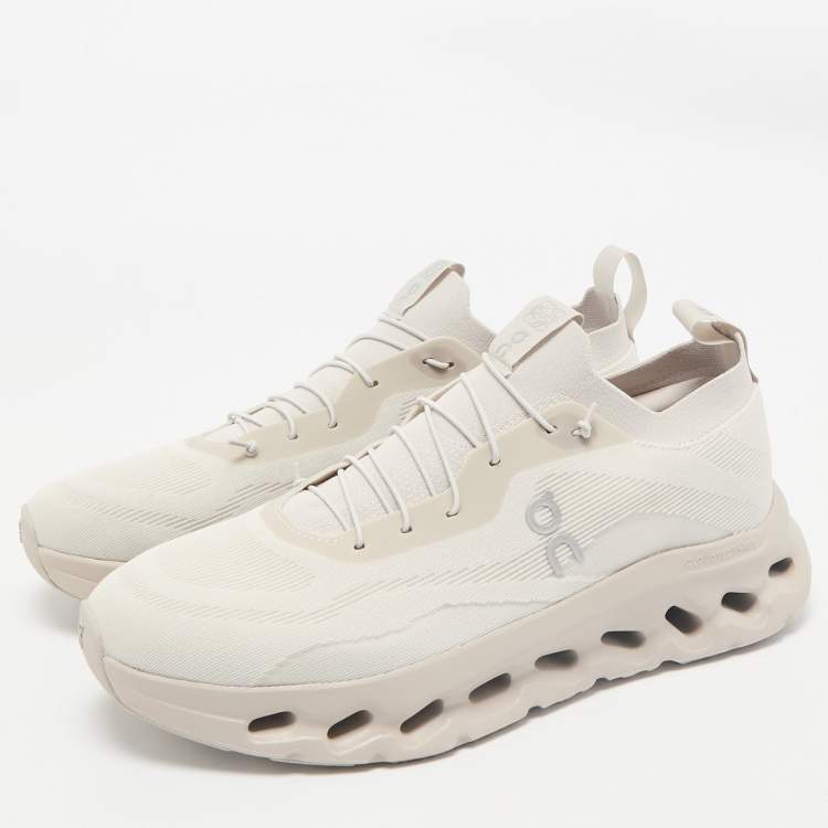 Pre Owned Loewe x On Cloudtilt Light Grey Fabric Running Sneakers Size 46