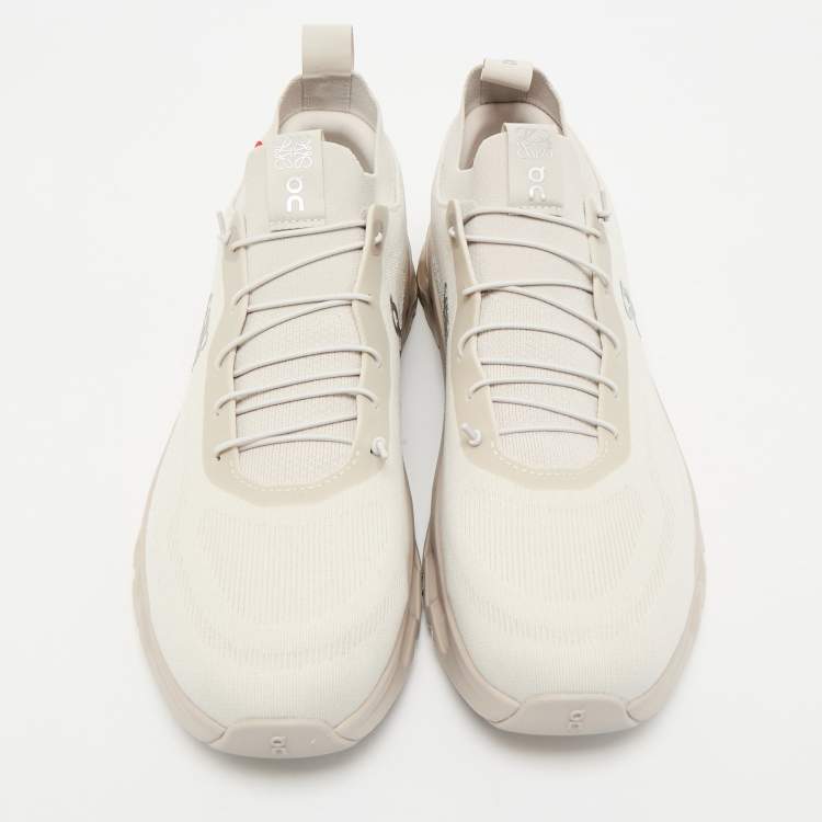 Pre Owned Loewe x On Cloudtilt Light Grey Fabric Running Sneakers Size 46