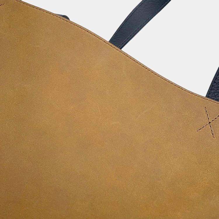 Pre Owned Loewe Brown Suede Puzzlefold Extra Large Tote Bag