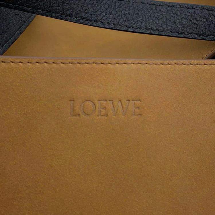 Pre Owned Loewe Brown Suede Puzzlefold Extra Large Tote Bag