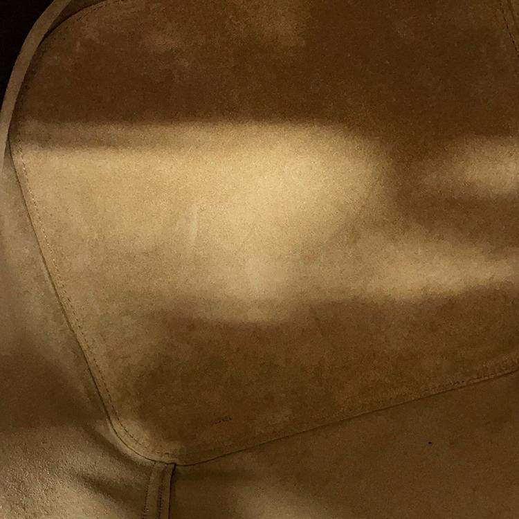 Pre Owned Loewe Pebble Bucket Bag Dark Brown Mellow Calf Leather Size Large