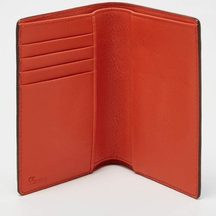 Multiple Wallet - Luxury Monogram Macassar Canvas Orange