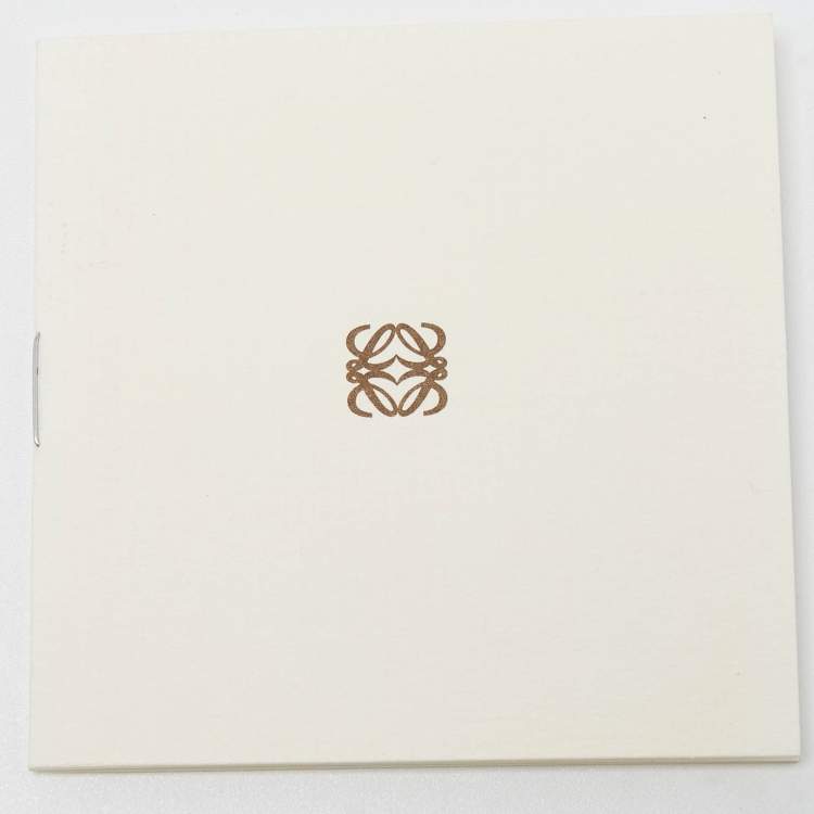 Pre Owned Loewe Brown Leather Bifold Card Case