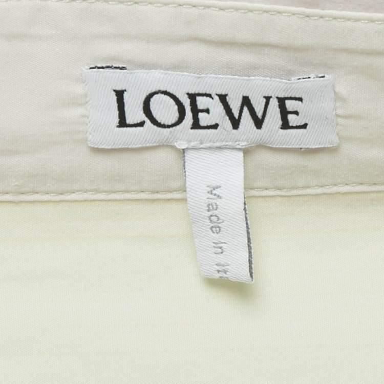 Pre Owned Loewe Multicolor Ombre Striped Cotton Shirt XXS 