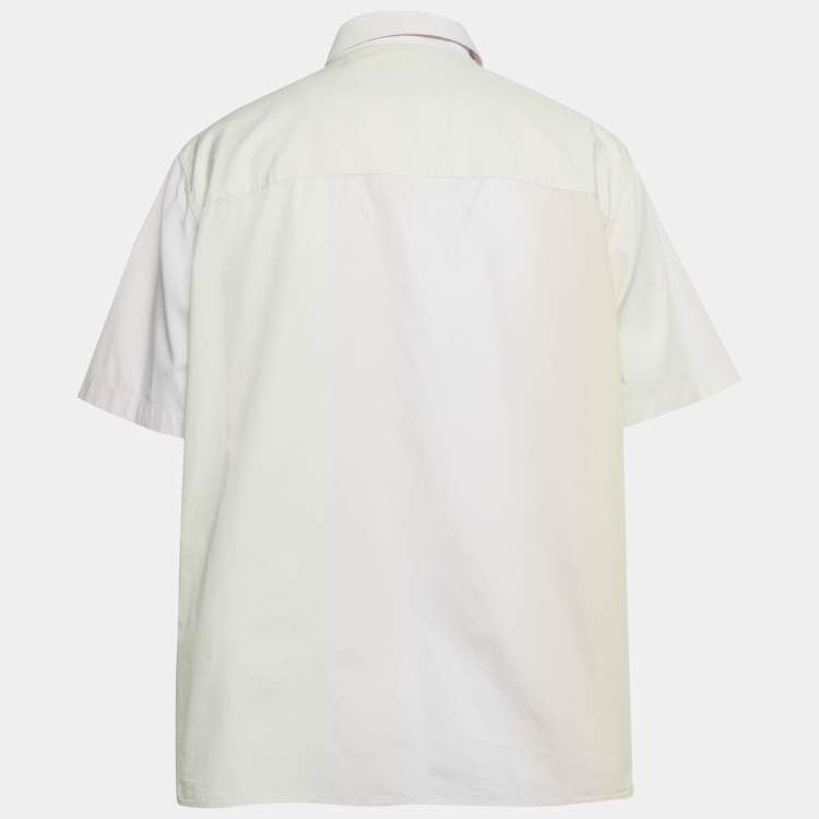 Pre Owned Loewe Multicolor Ombre Striped Cotton Shirt XXS 