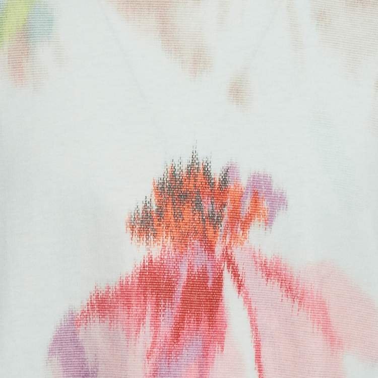 Pre Owned Loewe Multicolor Floral Print Cotton Oversize T-Shirt L