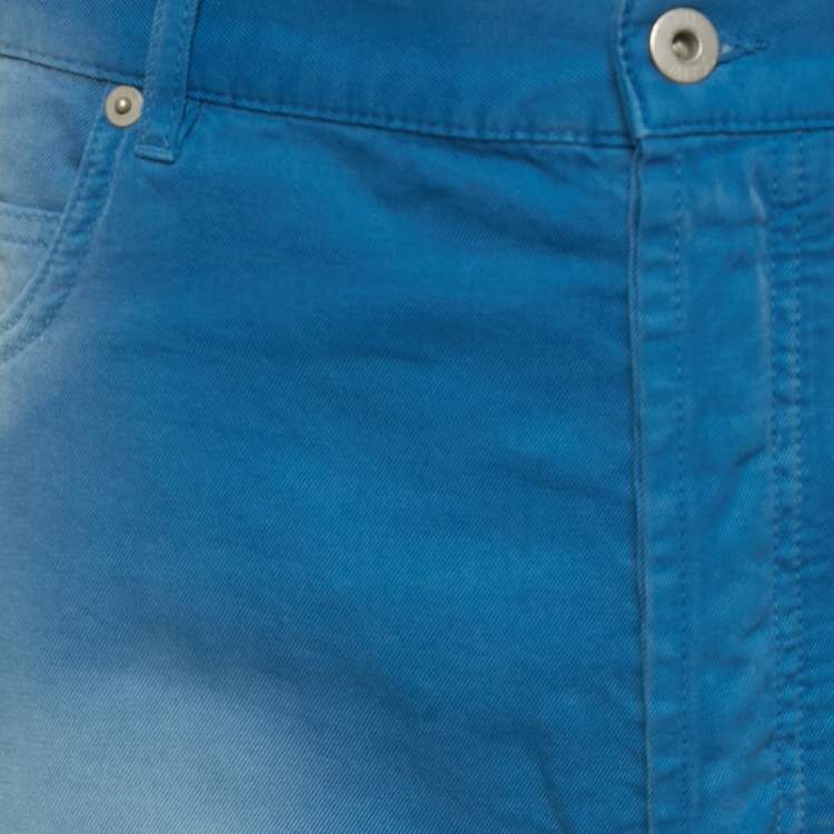 Pre Owned Loewe Washed Blue Denim Straight Fit Jeans XXL Waist 37" 