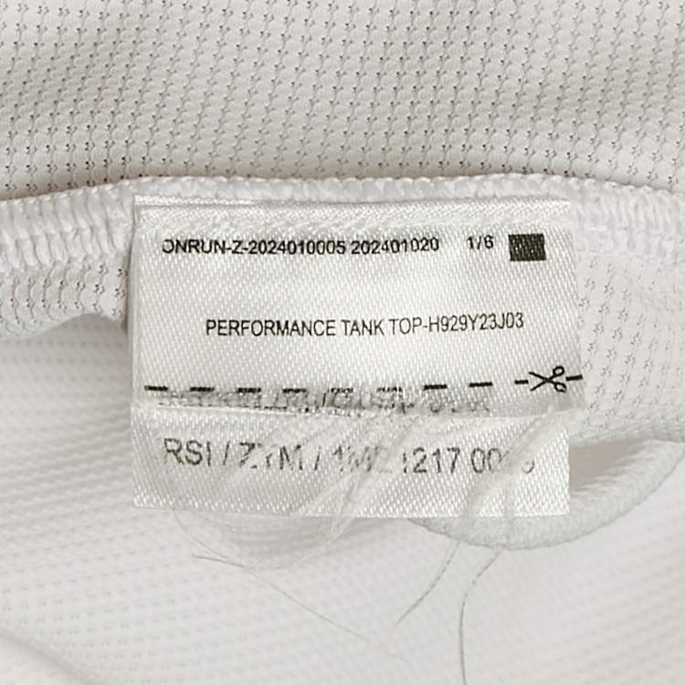 Pre Owned Loewe x On Performance White Jersey Tank Top L