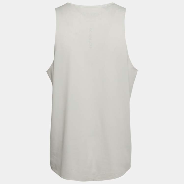 Pre Owned Loewe x On Performance White Jersey Tank Top L