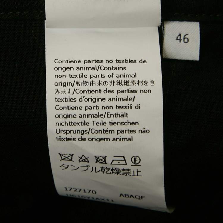 Pre Owned Loewe Black x Paula's Ibiza Linen Blend Cargo Shorts S