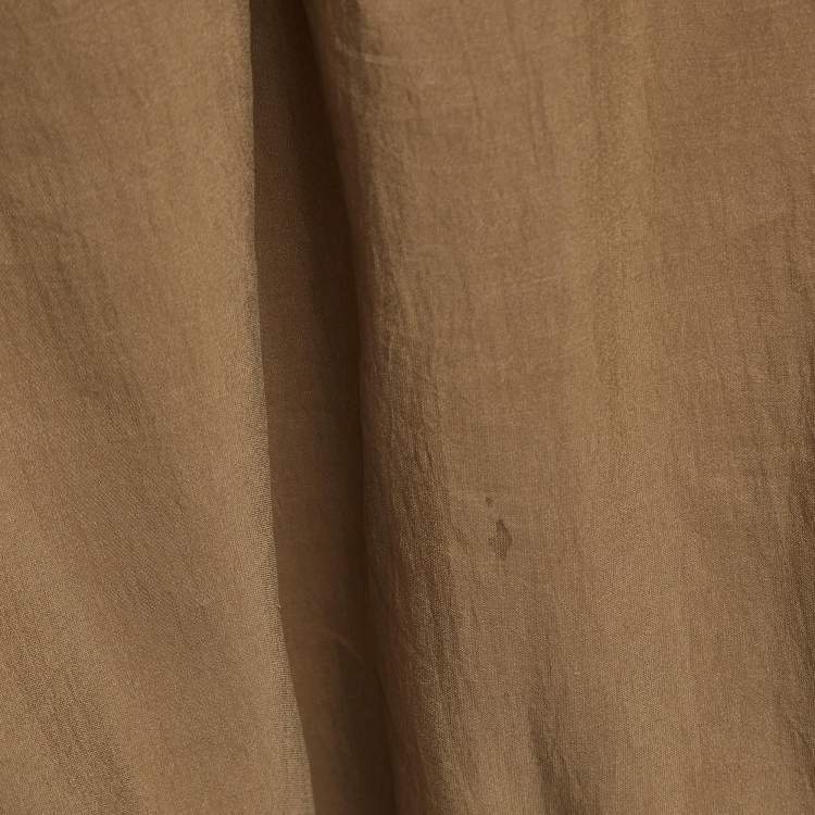Pre Owned Loewe Brown Silk Blend Balloon Trousers S