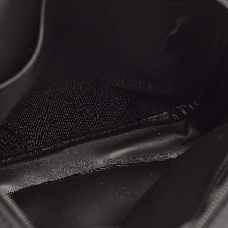 Pre Owned Longchamp Black Nylon Crossbody Bag