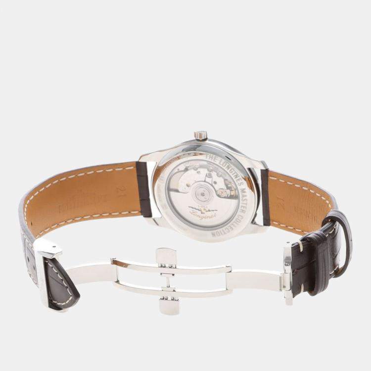 Pre Owned Longines Master Collection L2.909.4 Automatic Stainless Steel Men's Wristwatch 40 mm