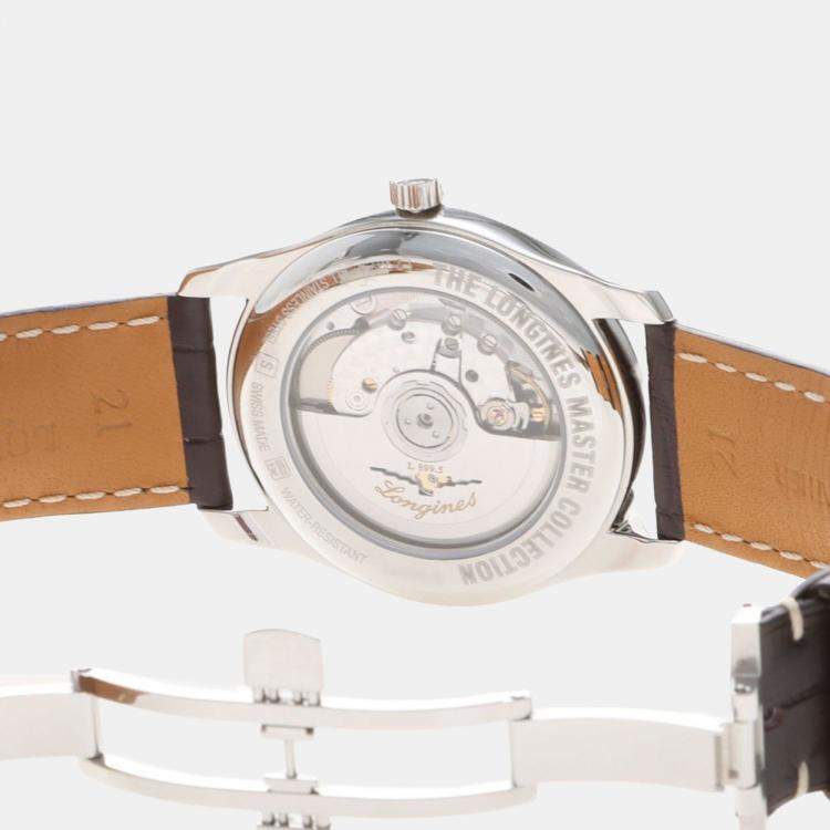 Pre Owned Longines Master Collection L2.909.4 Automatic Stainless Steel Men's Wristwatch 40 mm