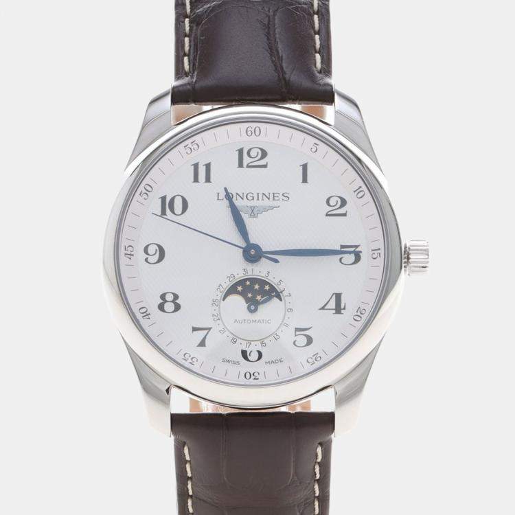 Pre Owned Longines Master Collection L2.909.4 Automatic Stainless Steel Men's Wristwatch 40 mm