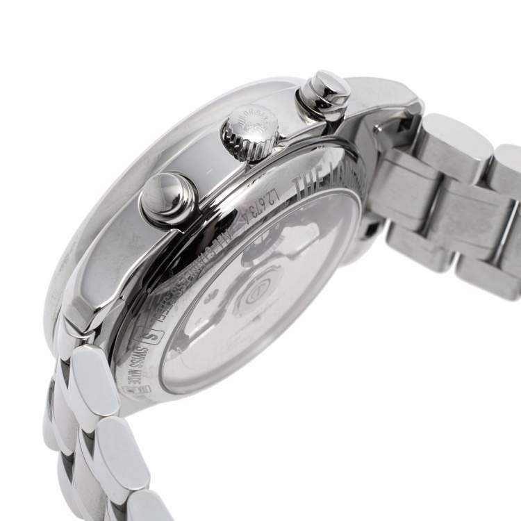 Pre Owned Longines Blue Stainless Steel Master Collection L26734 Automatic Men's Wristwatch 40 mm