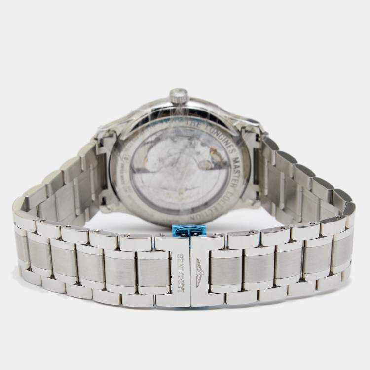 Pre Owned Longines Silver Stainless Steel Master Collection L2.628.4 Men's Wristwatch 38.5 MM