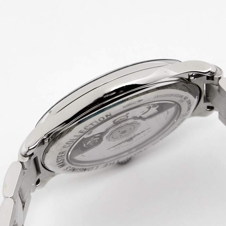 Pre Owned Longines Silver Stainless Steel Master Collection L2.628.4 Men's Wristwatch 38.5 MM