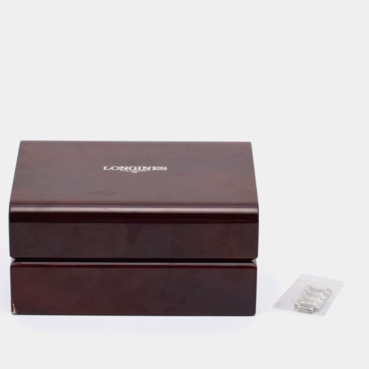 Pre Owned Longines Silver Stainless Steel Master Collection L2.793.4 Men's Wristwatch 40 mm