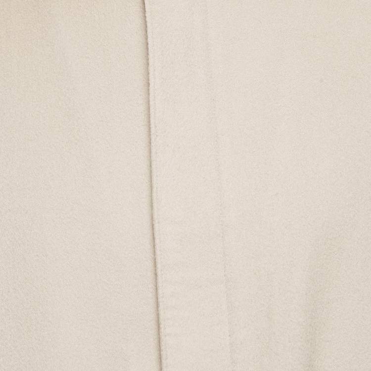 Pre Owned Loro Piana Beige Cashmere Zip-Up Rain System Jacket XXXL