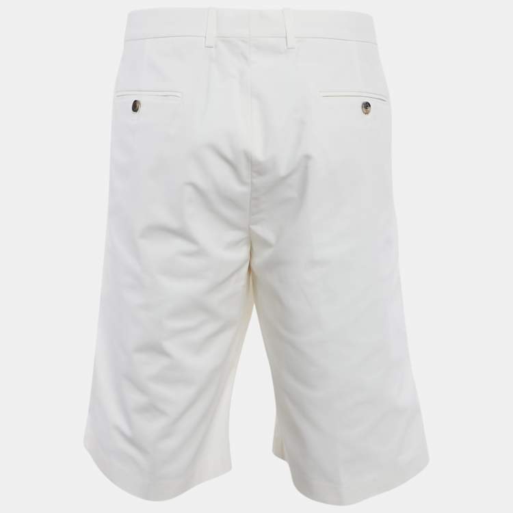 Pre Owned Loro Piana White Cotton Hyannis Bermuda 5XL