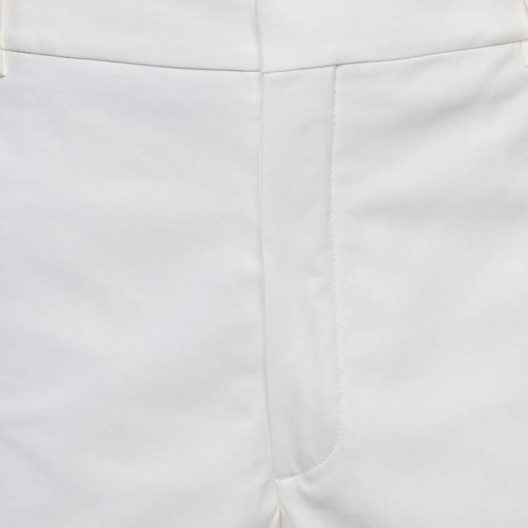 Pre Owned Loro Piana White Cotton Hyannis Bermuda 5XL
