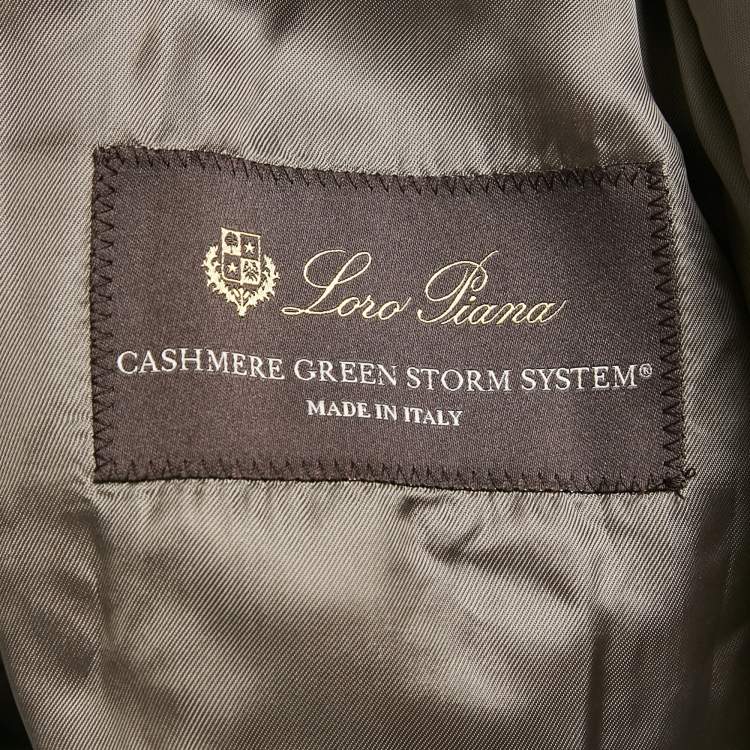 Pre Owned Loro Piana Grey Cashmere Sidney Strom System Coat S