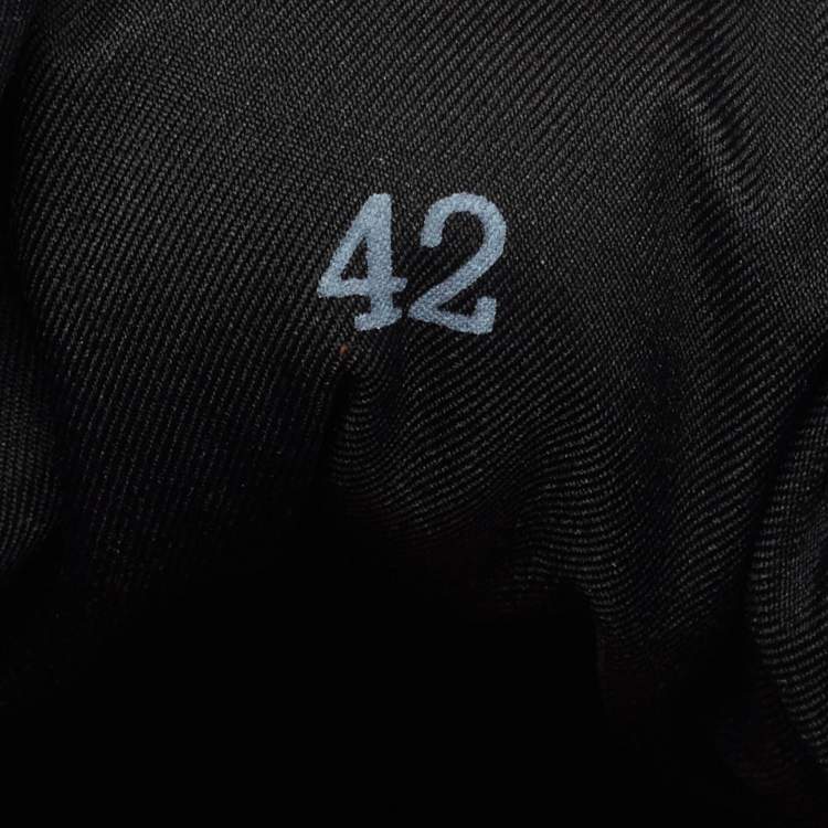 Pre Owned Loro Piana Week End Walk Size 42 Black Suede and Fabric Low Top Sneakers