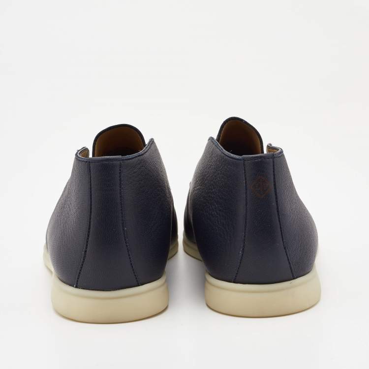 Pre Owned Loro Piana Beige Suede Open Walk Chukka Boots Size 45