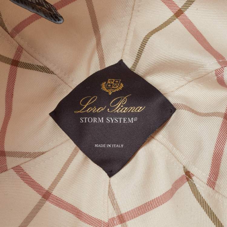 Pre Owned Loro Piana Beige Synthetic Storm System Baseball Cap L