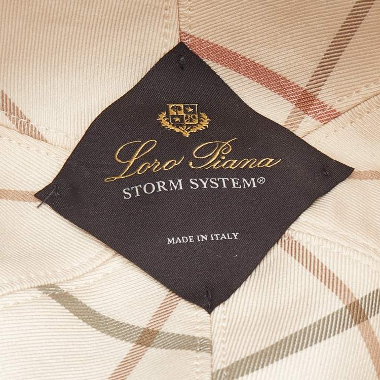 Pre Owned Loro Piana Military Green Microfibre Storm System Baseball Cap S