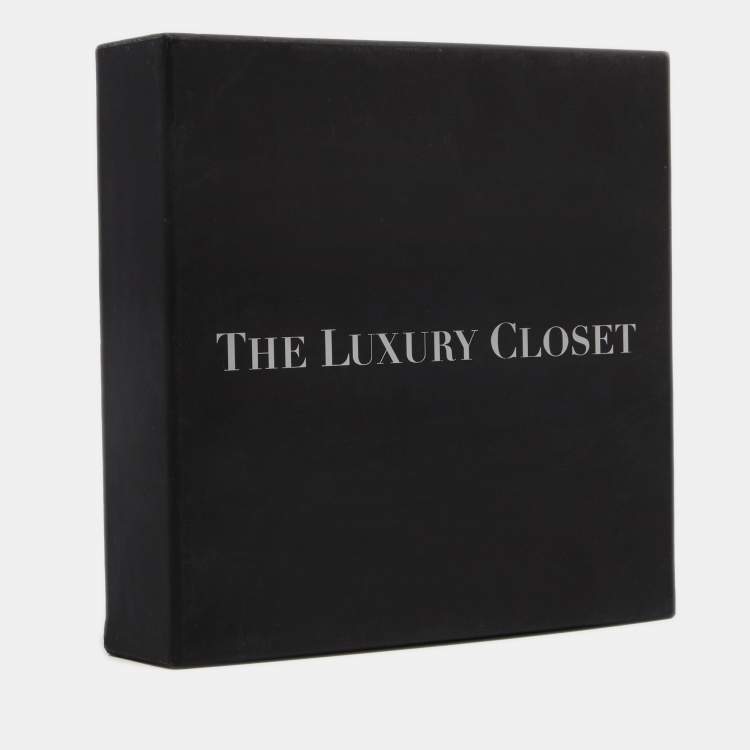 Pre Owned Loro Piana Black Suede Buckle Belt 95 CM