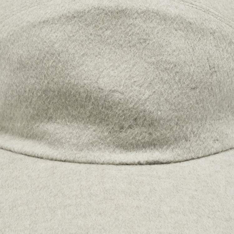 Pre Owned Loro Piana Grey Baby Cashmere Cap M