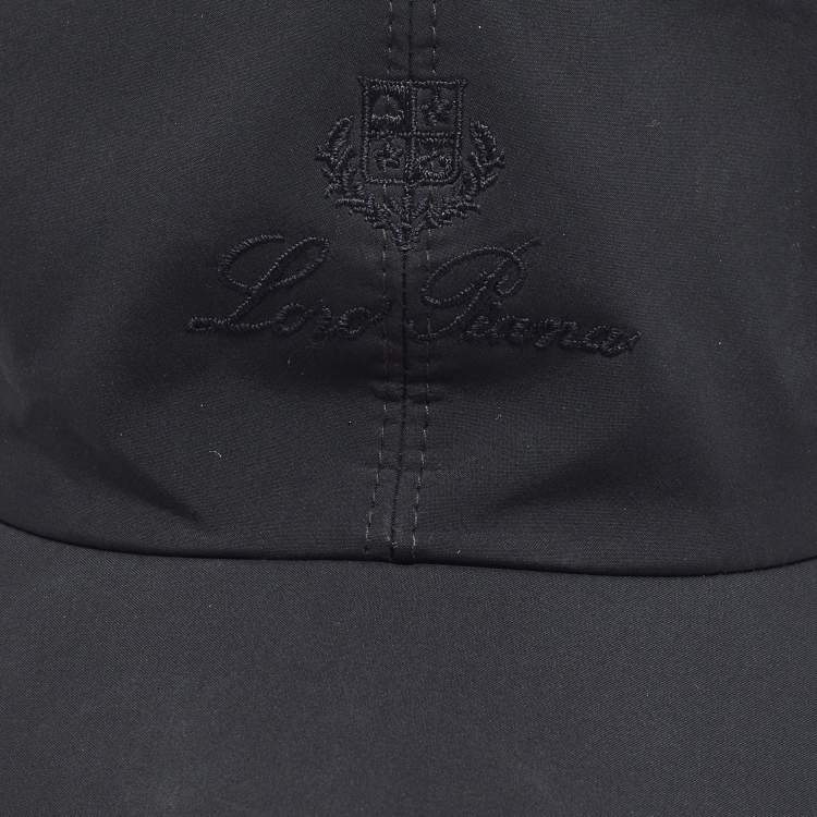 Pre Owned Loro Piana Blue Nylon Storm System Baseball Cap M