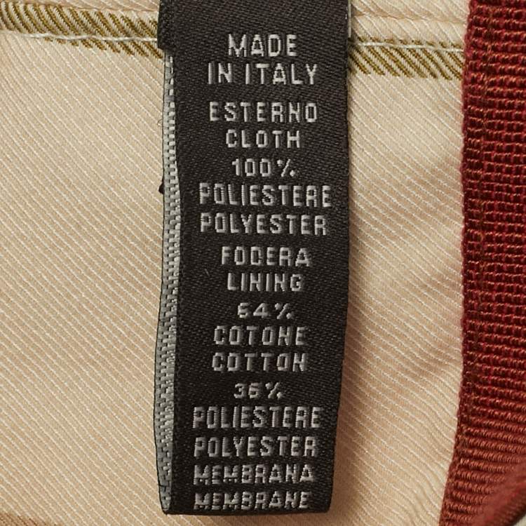 مملوكة مسبقًا Loro Piana Beige Logo Print Nylon Strom System Cap XXL